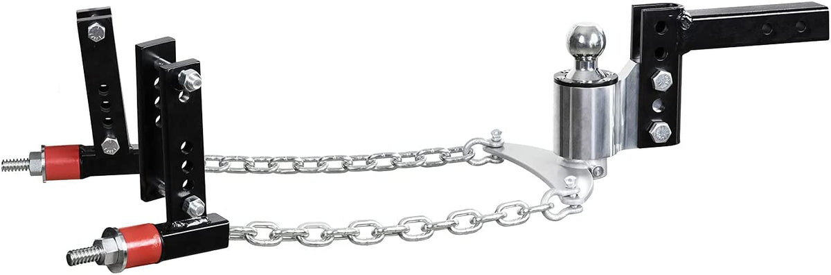 Andersen Hitches 3350 | No Sway Weight Distribution Hitch | 4" Drop-Rise | 2 5-16" Ball | 3", 4", 5", 6" Universal Frame Brackets-1