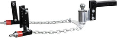 Andersen Hitches 3350 | No Sway Weight Distribution Hitch | 4" Drop-Rise | 2 5-16" Ball | 3", 4", 5", 6" Universal Frame Brackets-1