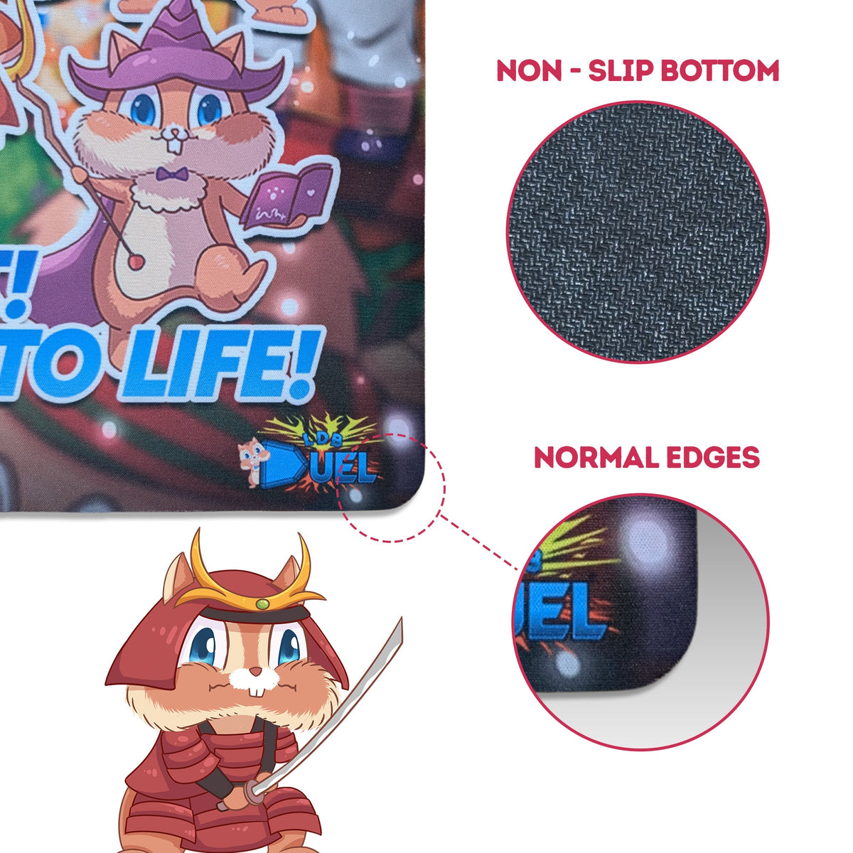 Heratic Seals Blue Eyes White Dragon Mouse Pad-5