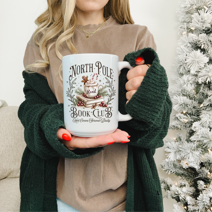 North Pole Book Club Ceramic Mug | Bookish-1