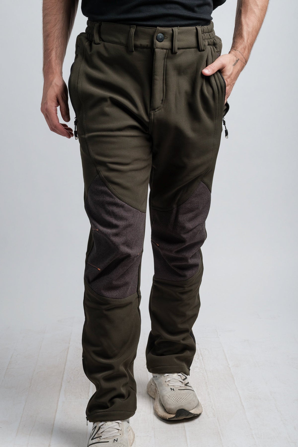 Men's Green Adventure Water Resistant Pants-1