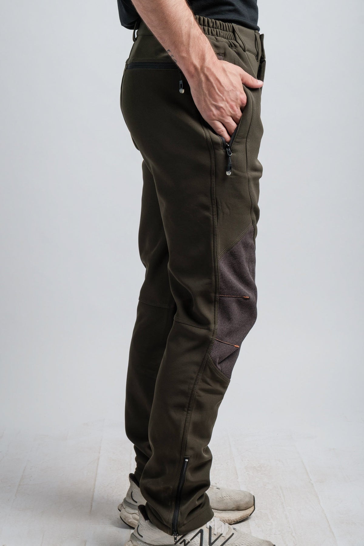 Men's Green Adventure Water Resistant Pants-3