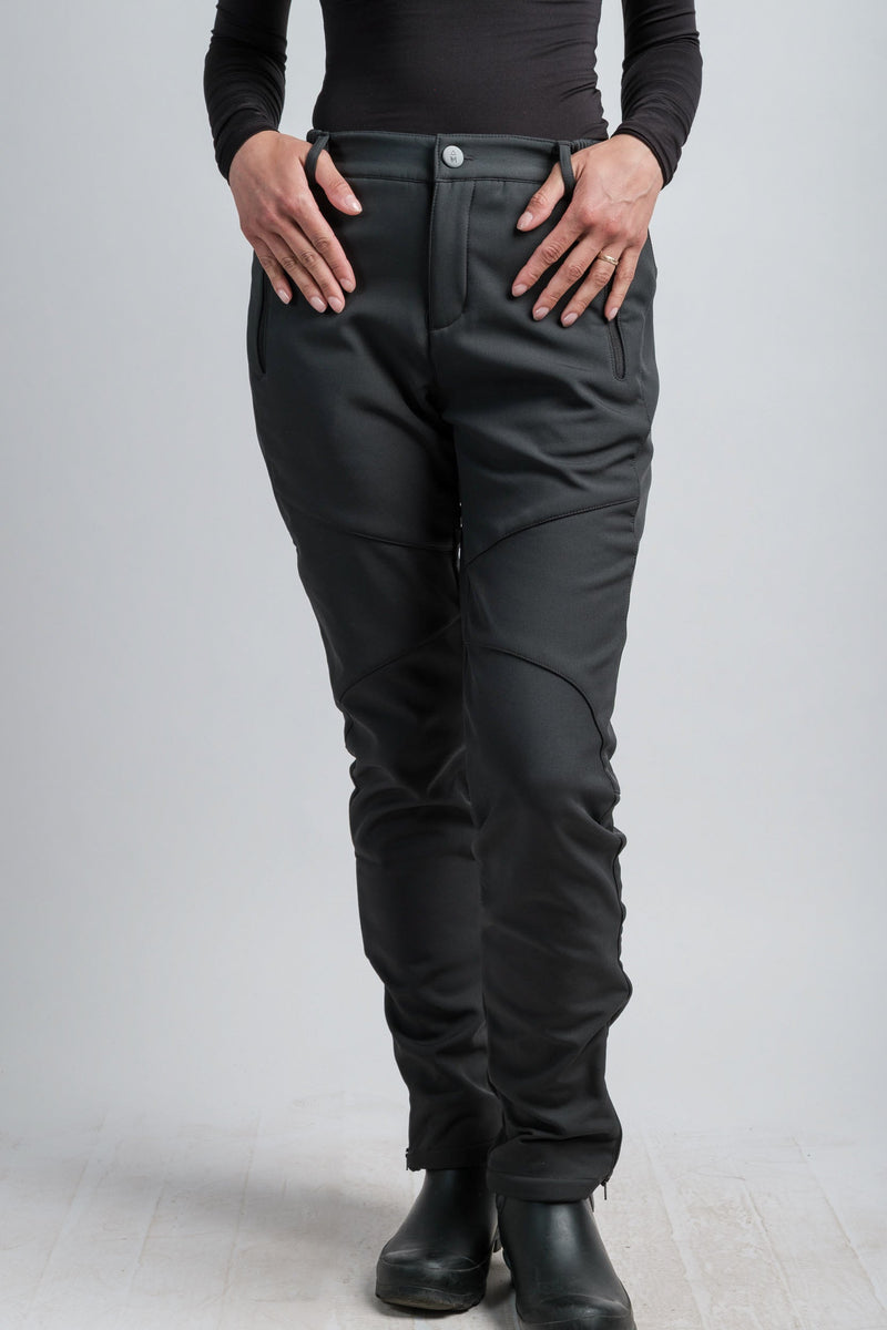 Women's Gray High Waist V2 Adventure Water Resistant Pants-2