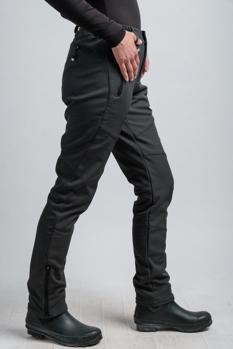 Women's Gray High Waist V2 Adventure Water Resistant Pants-4