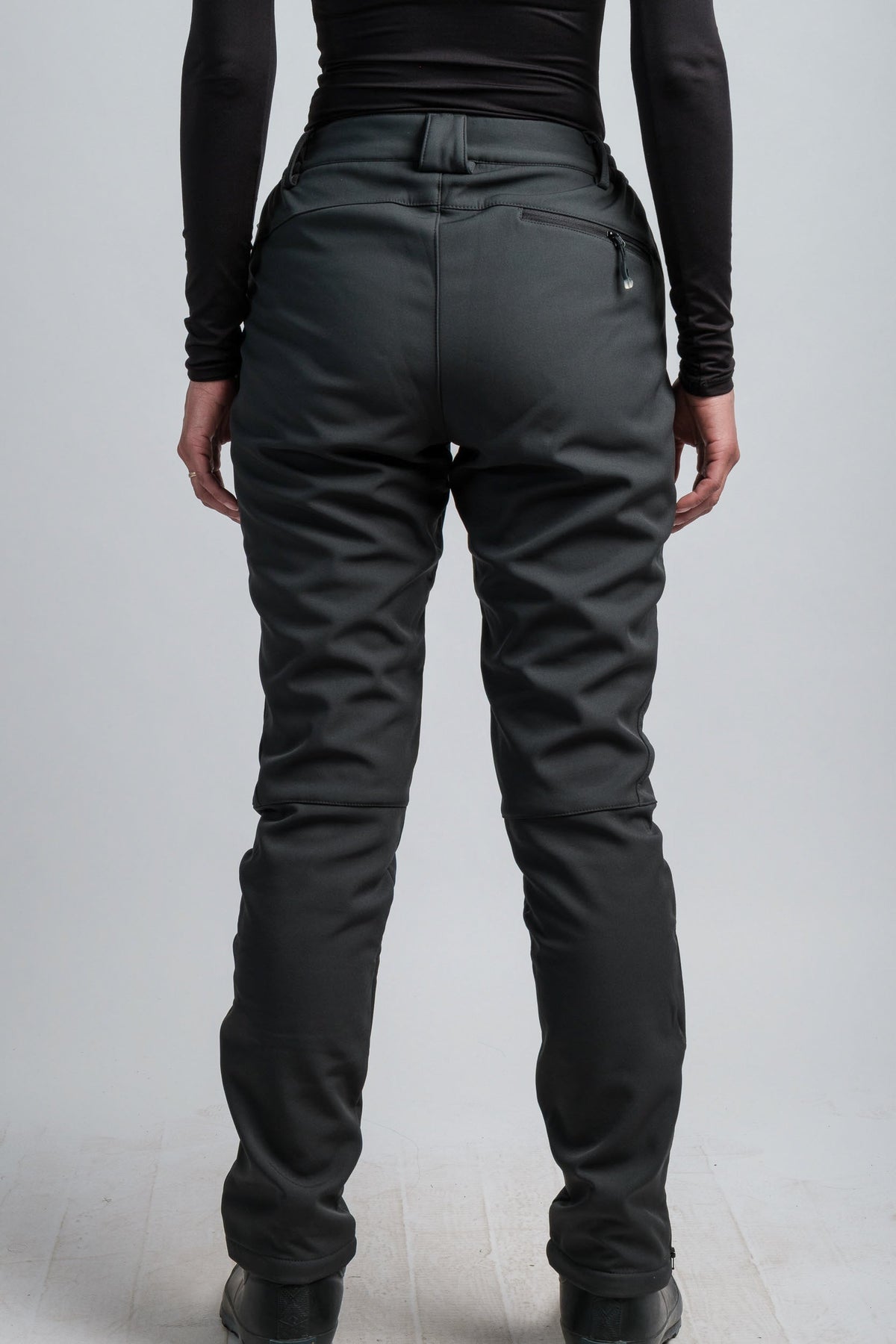Women's Gray High Waist V2 Adventure Water Resistant Pants-5