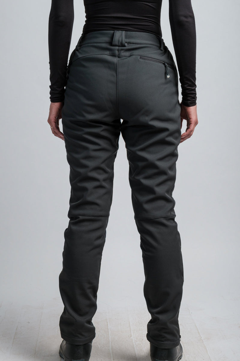 Women's Gray High Waist V2 Adventure Water Resistant Pants-5