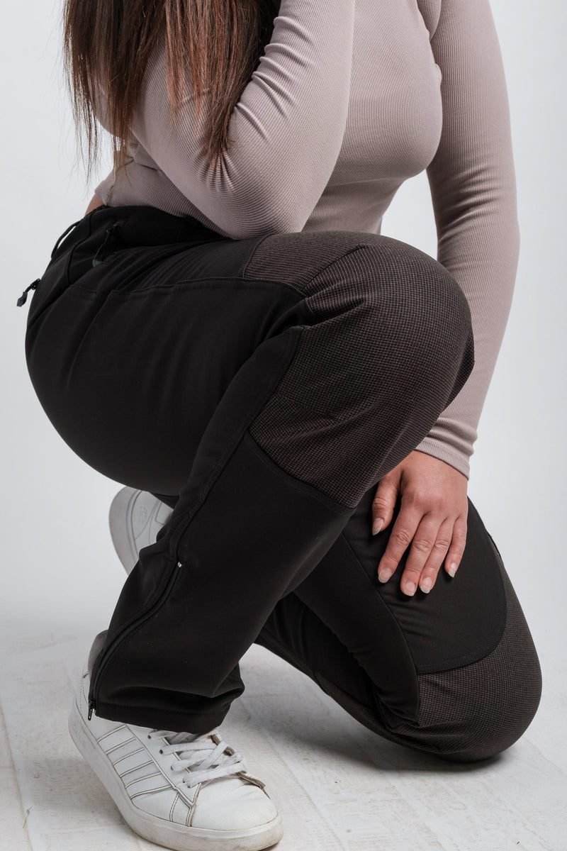 PRO Women's Black High Waist V2 Adventure Water Resistant Pants-8