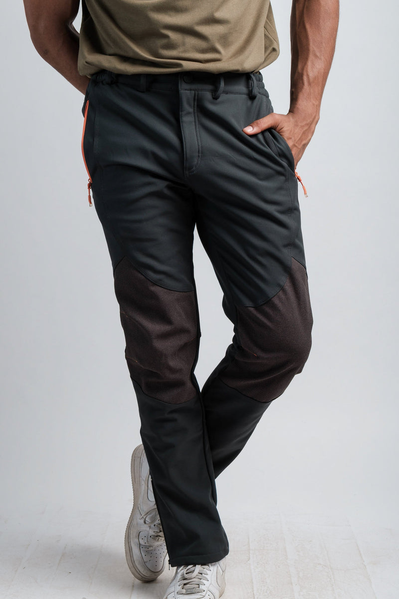 Men's Grey Adventure Water Resistant Pants-2