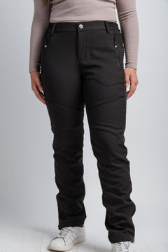 Women's Black High Waist V2 Adventure Water Resistant Pants-2