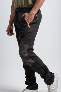 Men's Black Adventure Water Resistant Pants-2