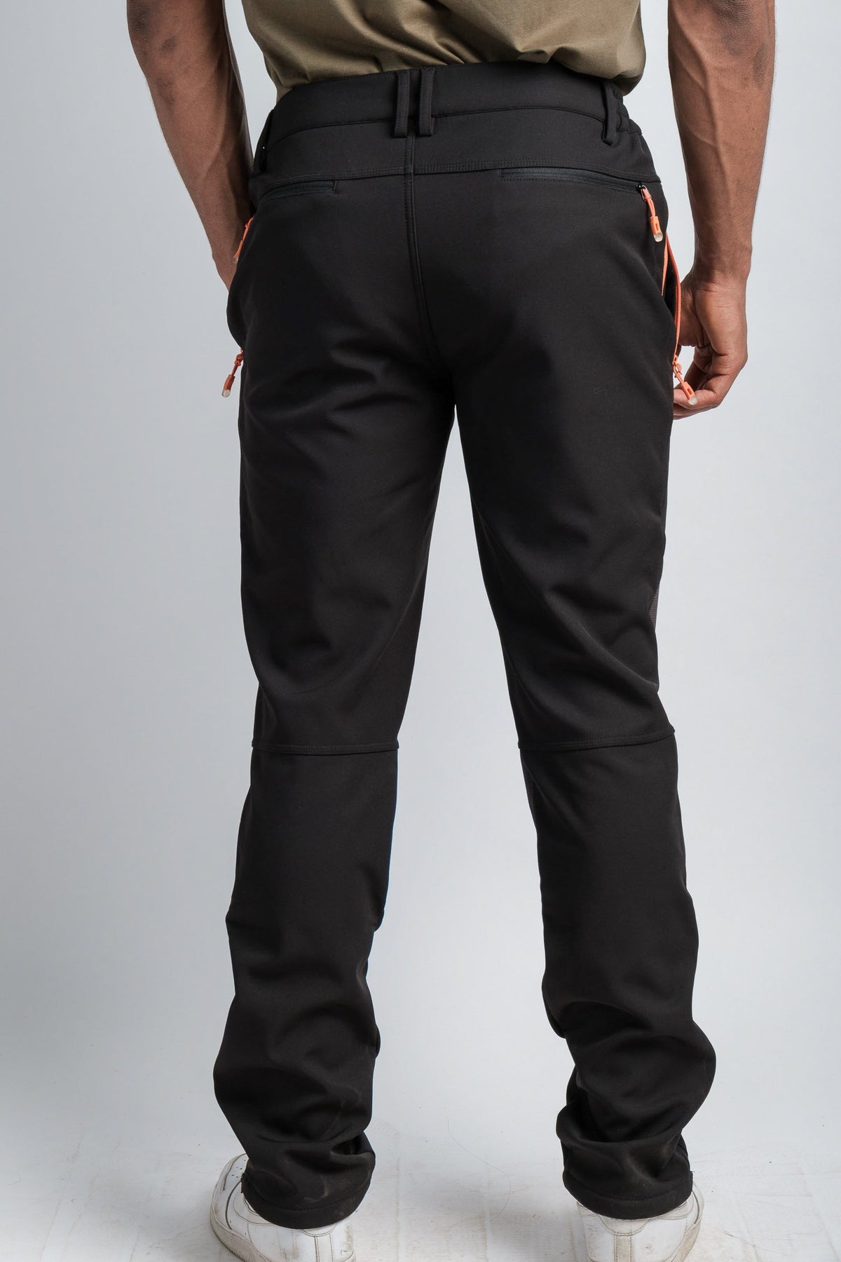 Men's Black Adventure Water Resistant Pants-7