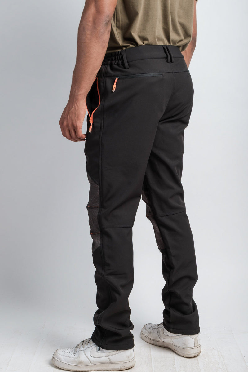 Men's Black Adventure Water Resistant Pants-3