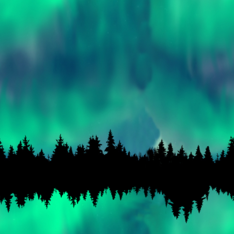 Craft HTV  Majestic Northern Lights Pattern 1-1