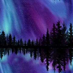 Craft HTV  Majestic Northern Lights Pattern 2-1