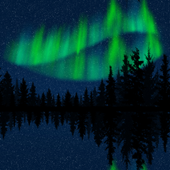 Craft HTV  Majestic Northern Lights Pattern 3-1