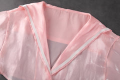 Anime Style JK One Piece Swimsuit with Jacket Spandex Racing Suit Wet Suit-21