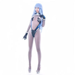 Anime Sci-Fi Spandex Cosplay Open Crotch Bodysuit Costume Lingerie Zentai-9