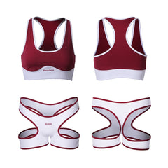 Anime Style 3-Piece Short Gymnastics Uniform Sports Tank Top with Sexy Cutout Shorts-3