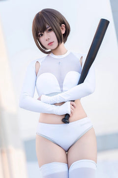 Anime Style The Beluga Whale Long-sleeved Sports Suit Gymnastics Suit Sexy Active Wear-8