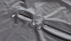 Extra Long Front Triple-Zipper Spandex Nylon Full Bodysuit Zentai Shinny Jumpsuit-5