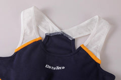 Anime Style Boxing Running Sexy Sports Activewear Set Hollow Tank Top with Shorts-11