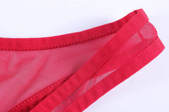 Wild Bunny Cow Girl PU Leather Jacket Sheer Sexy Ligerie Cosplay Costume Set-11