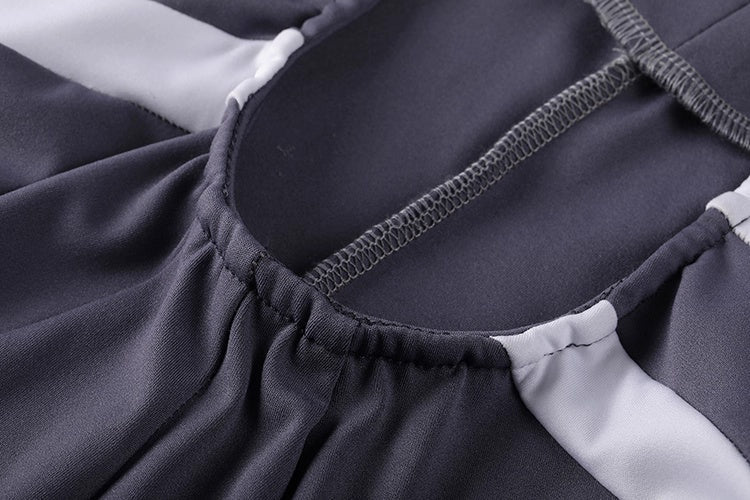 Anime Style the Grey Shark Jumpsuit Yoga Pants Full Body Sexy Fitness Active Wear-10