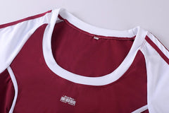 Anime Style 3-Piece Short Gymnastics Uniform Volleyball Sports Activewear-14