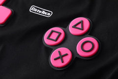 Anime eSports Gaming Style Crop Top with Low Rise Shorts Cosplay Costume Set-14