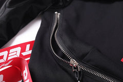 Anime Style Black and White Witch Spandex PU Leather Short Dress with Bust Zipper-19