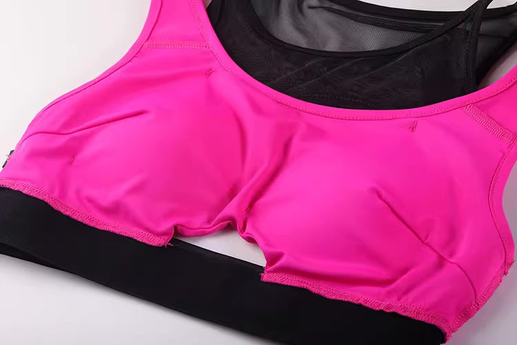 Anime Style Short Gymnastics Uniform Sheer Mesh Volleyball Sports Activewear-15