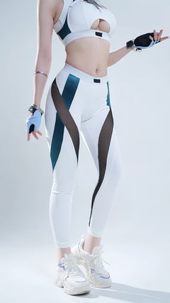 Anime Sci-fi Style Yoga Suit Sexy Sportswear Activewear Cosplay Set-5