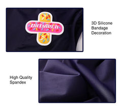 Japanese Anime Sailor Style Two-Piece Uniform Swimsuit Set with Bandage Design-11