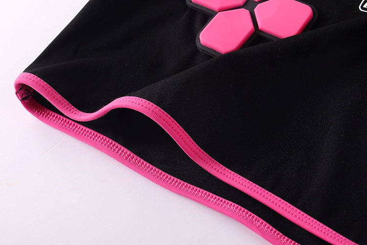Anime eSports Gaming Style Crop Top with Low Rise Shorts Cosplay Costume Set-16