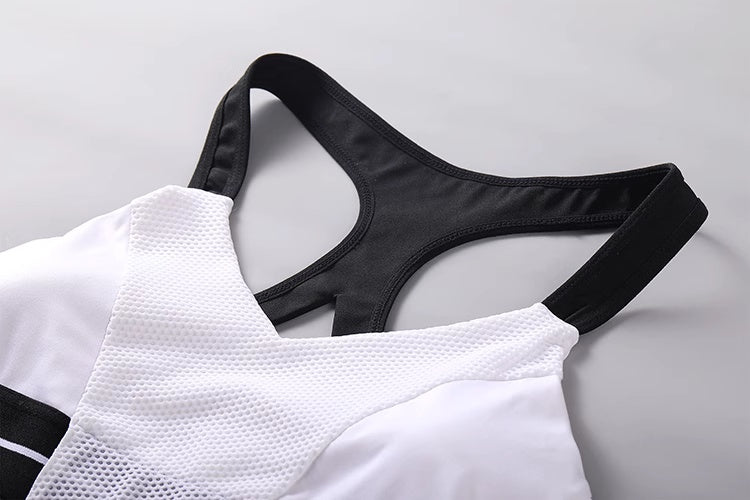 Anime Style 2-Piece Short Gymnastics Uniform Sports Tank Top with Sexy Cutout Shorts-11