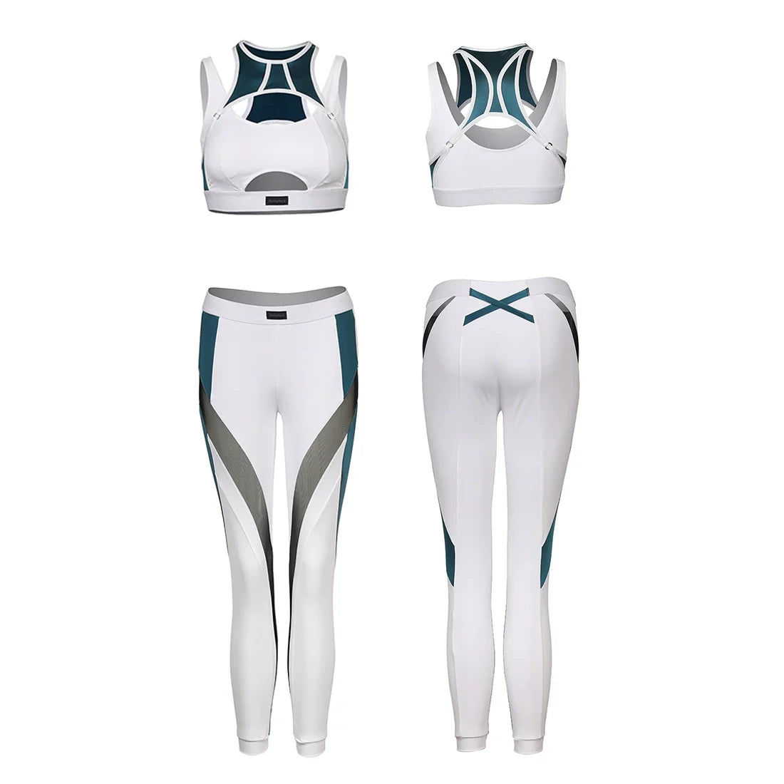Anime Sci-fi Style Yoga Suit Sexy Sportswear Activewear Cosplay Set-2