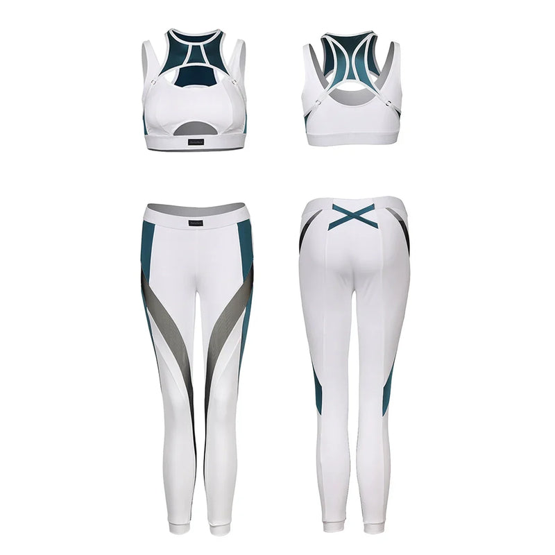 Anime Sci-fi Style Yoga Suit Sexy Sportswear Activewear Cosplay Set-2
