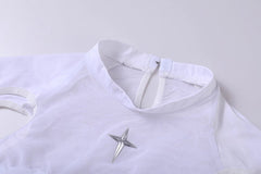 Anime Style The Beluga Whale Long-sleeved Sports Suit Gymnastics Suit Sexy Active Wear-14