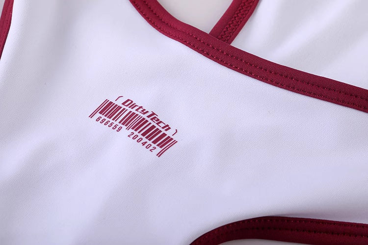 Anime Style 3-Piece Short Gymnastics Uniform Sports Tank Top with Sexy Cutout Shorts-10