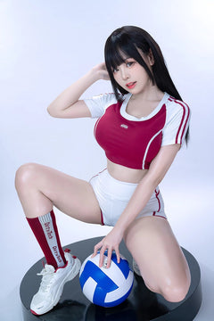 Anime Style 3-Piece Short Gymnastics Uniform Volleyball Sports Activewear-7