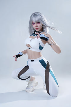 Anime Sci-fi Style Yoga Suit Sexy Sportswear Activewear Cosplay Set-9