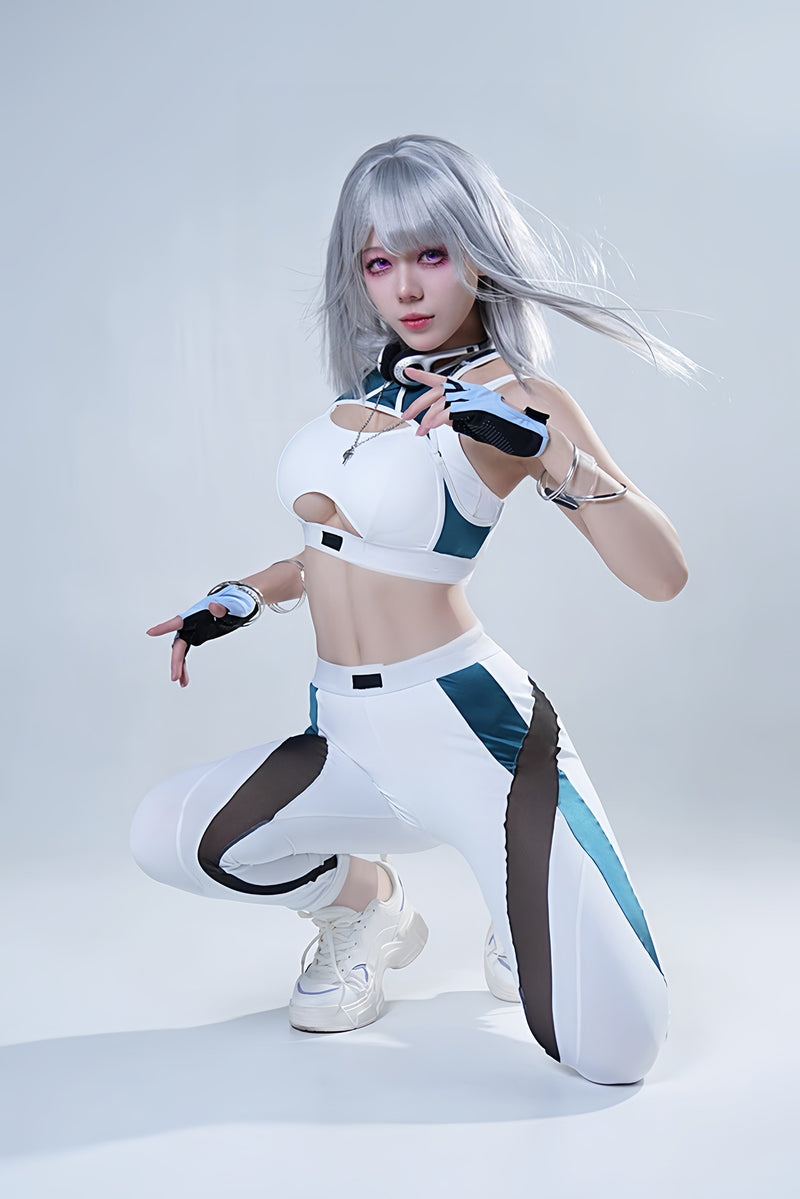 Anime Sci-fi Style Yoga Suit Sexy Sportswear Activewear Cosplay Set-9
