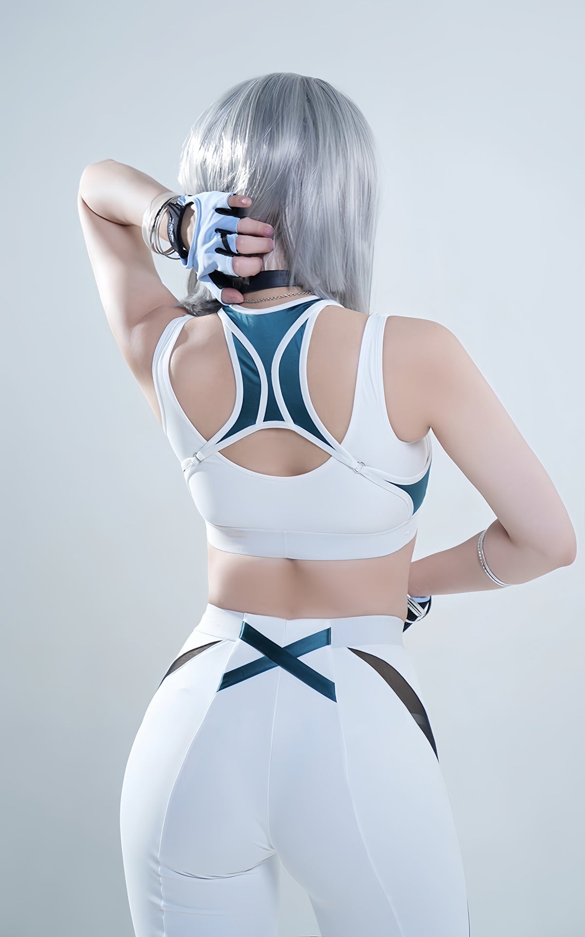 Anime Sci-fi Style Yoga Suit Sexy Sportswear Activewear Cosplay Set-10