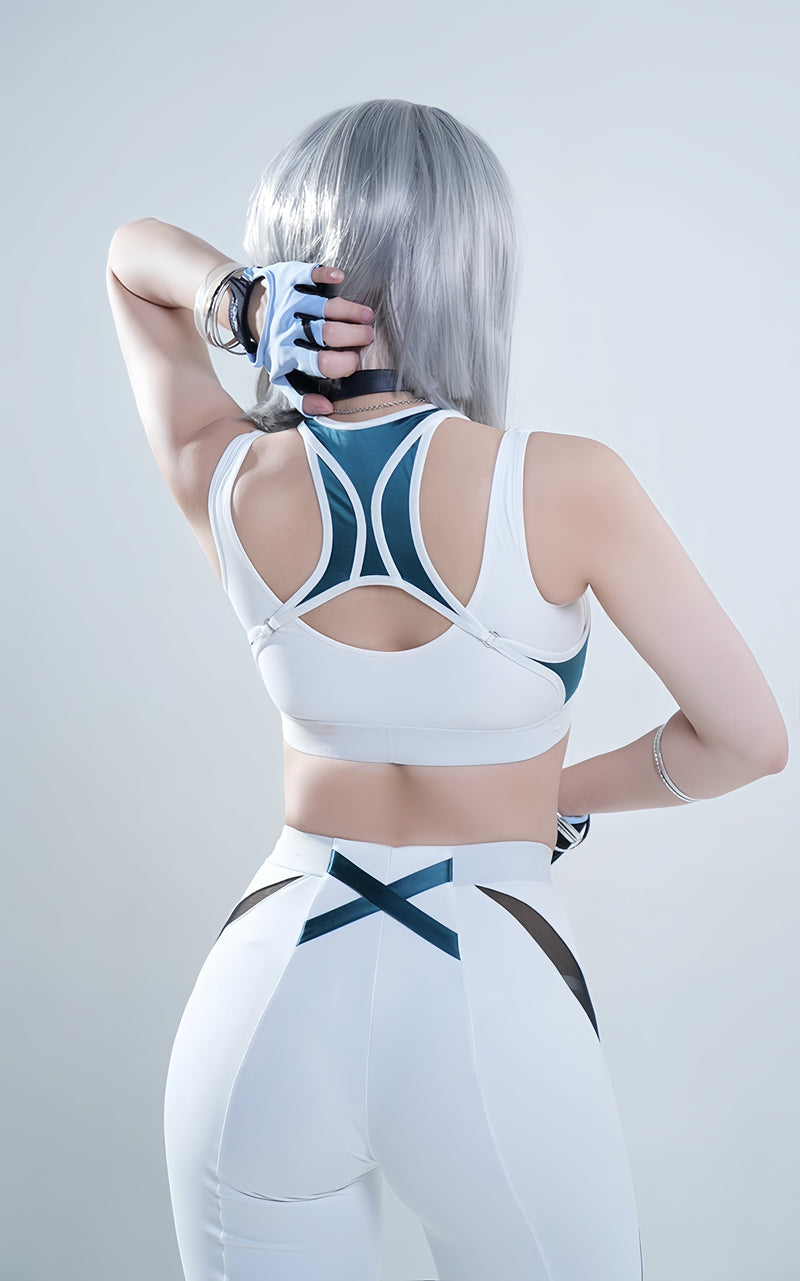 Anime Sci-fi Style Yoga Suit Sexy Sportswear Activewear Cosplay Set-10