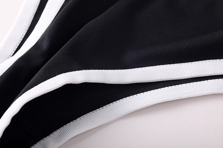 Anime Style The Beluga Whale Long-sleeved Sports Suit Gymnastics Suit Sexy Active Wear-12