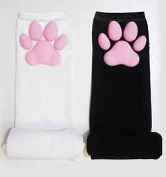 Cat Paw Sleeves with 3D Cat Paw Paddings Anime Style Velvet Cosplay Sleeves-7