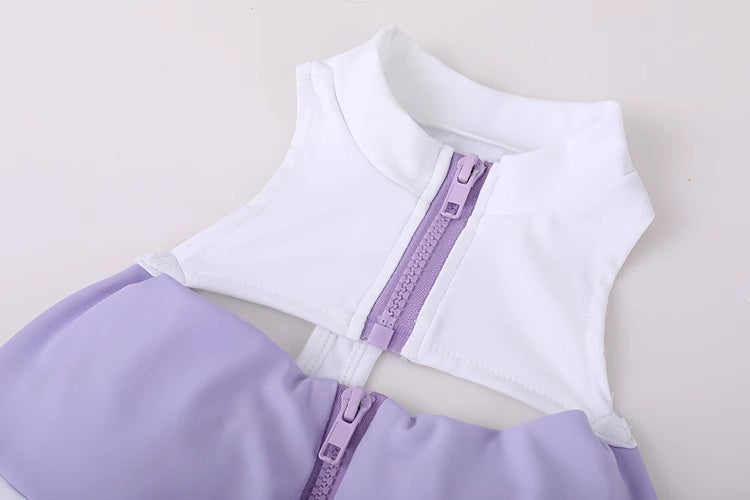 Anime Style The Purple Shark Jumpsuit Yoga Pants Full Body Sexy Fitness Activewear-17