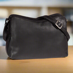 Derek Alexander Leather Crossbody Bag-1