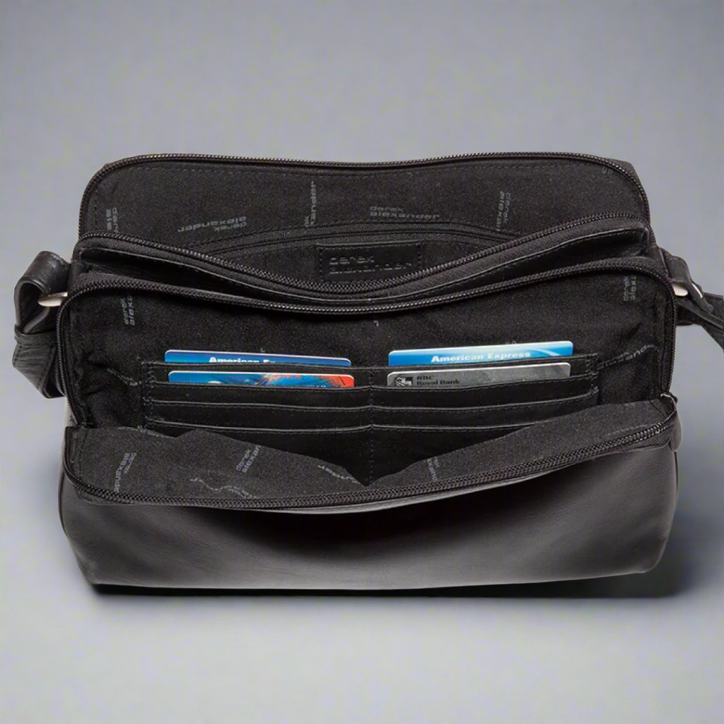 Derek Alexander Leather Crossbody Bag-4