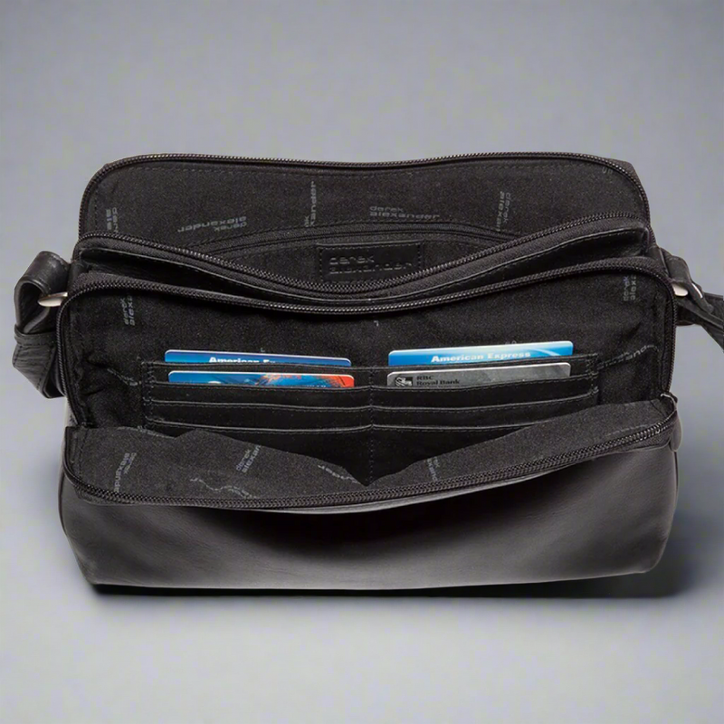 Derek Alexander Leather Crossbody Bag-4